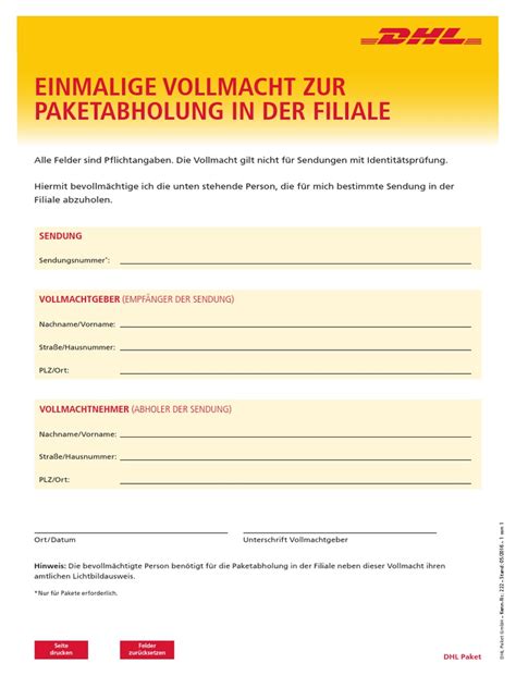 vollmacht paket abholen pdf.